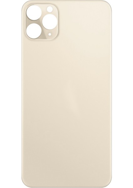 Teknonet Apple iPhone 11 Pro Uyumlu Geniş Kamera Camlı Batarya Kapağı