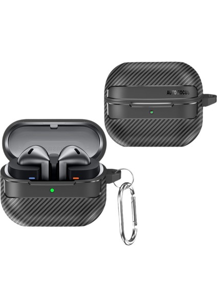 Samsung Galaxy Buds 3 Kılıf, Karbon Fiber Yumuşak Kauçuk Şeffaf Kılıf Samsung Galaxy Buds 3 (Yurt Dışından)