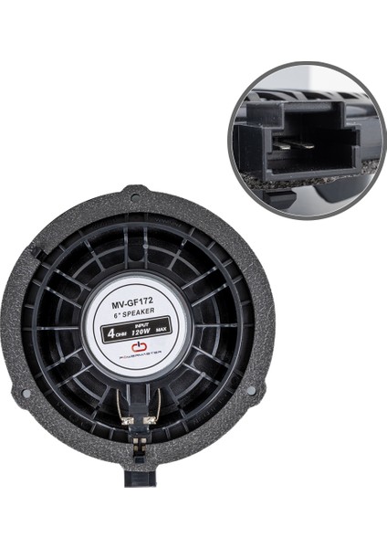 16 cm 4 Ohm Max 120 Watt Oto Hoparlör Tekli (Cıtroen) (4778)