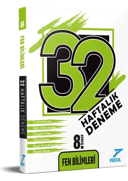 Pruva 8. Sınıf 32 Haftalık Kkd Deneme Seti ( Türkçe - Matematik - Fen Bilimleri - T.c. Inkılap Tarihi - Ingilizce - Din Kültürü ) fırsatları