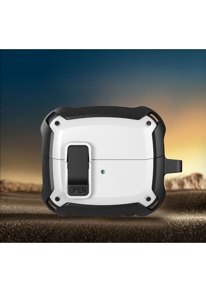 Samsung Galaxy Buds 3 Kılıf Kapağı, Kilitli Askeri Sert Kabuk Koruyucu Zırh Samsung Galaxy Buds 3 (Yurt Dışından)