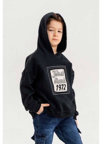 Kapüşonlu Pamuk Erkek Çocuk Sweatshirt modelleri