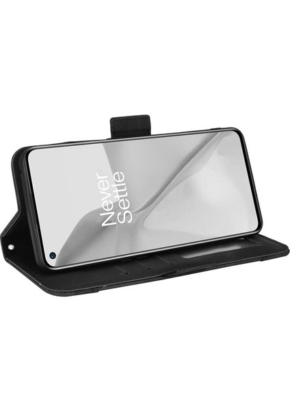 Oneplus 11 Flip Cüzdan Kılıf, Kart Tutuculu Deri Manyetik Folyo Kapak, Destek Ayağı (Yurt Dışından) modelleri