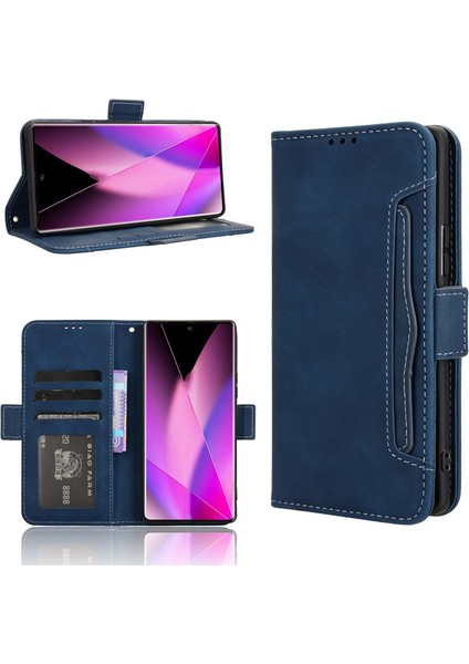 Infinix Zero 40 5g Flip Cüzdan Kılıf, Kart Tutuculu Deri Manyetik Folyo Kapak, Destek Ayağı (Yurt Dışından)