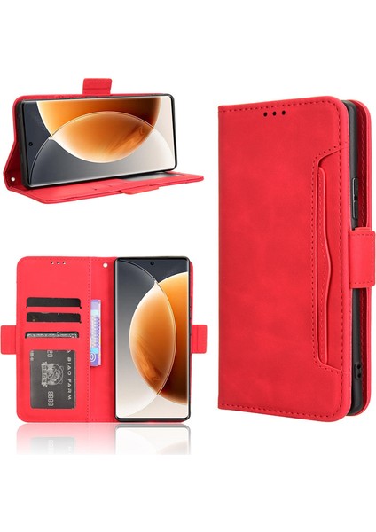 Tecno Camon 30S 4g Flip Cüzdan Kılıf, Kart Tutuculu Deri Manyetik Folyo Kapak, Destek Ayağı (Yurt Dışından)