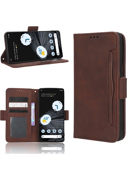 Google Pixel 3A Xl Flip Cüzdan Kılıf, Kart Tutuculu Deri Manyetik Folyo Kapak, Destek Ayağı (Yurt Dışından)