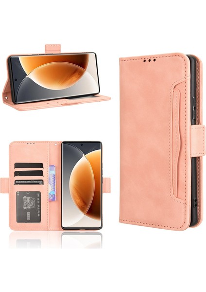 Tecno Camon 30S 4g Flip Cüzdan Kılıf, Kart Tutuculu Deri Manyetik Folyo Kapak, Destek Ayağı (Yurt Dışından)