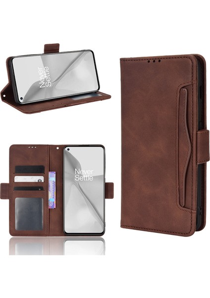 Oneplus 13 Flip Cüzdan Kılıf, Kart Tutuculu Deri Manyetik Folyo Kapak, Destek Ayağı (Yurt Dışından)