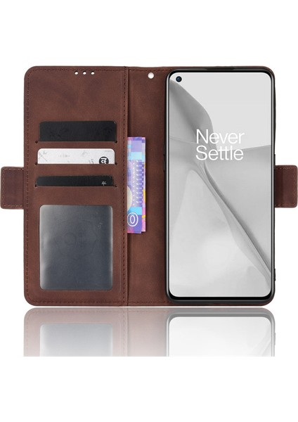 Oneplus 13 Flip Cüzdan Kılıf, Kart Tutuculu Deri Manyetik Folyo Kapak, Destek Ayağı (Yurt Dışından) fırsatları