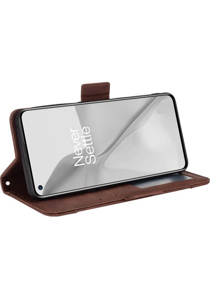 Oneplus 13 Flip Cüzdan Kılıf, Kart Tutuculu Deri Manyetik Folyo Kapak, Destek Ayağı (Yurt Dışından) indirimleri