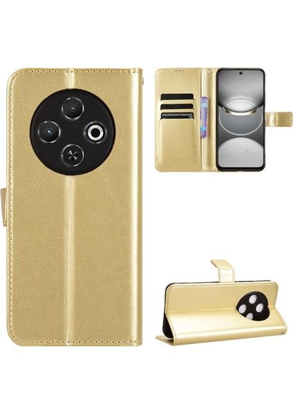Tecno Spark 30C 4g Rfıd Engellemeli Kredi Kartı Tutuculu Cüzdan Kılıf, Pu Deri Folio Flip Ayak Koruyucu Darbeye Dayanıklı Kılıf (Yurt Dışından)