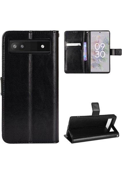 Google Pixel 8 Rfıd Engellemeli Kredi Kartı Tutuculu Cüzdan Kılıf, Pu Deri Folio Flip Ayak Koruyucu Darbeye Dayanıklı Kılıf (Yurt Dışından)
