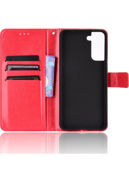 Samsung Galaxy S21 Rfıd Engellemeli Kredi Kartı Tutuculu Cüzdan Kılıf, Pu Deri Folio Flip Ayak Koruyucu Darbeye Dayanıklı Kılıf (Yurt Dışından) modelleri