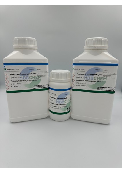 Potasyum Permanganat Çözeltisi 1 N 1 Litre