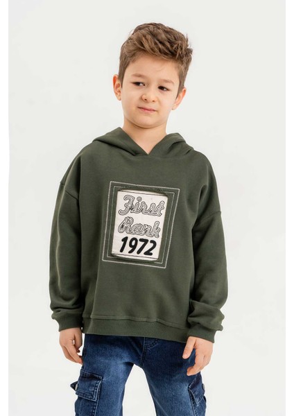Kapüşonlu Pamuk Erkek Çocuk Sweatshirt fiyatları