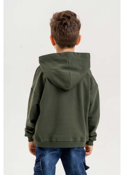 Kapüşonlu Pamuk Erkek Çocuk Sweatshirt modelleri