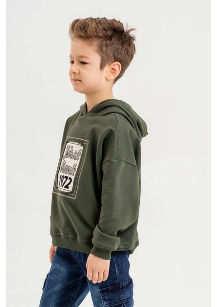 Kapüşonlu Pamuk Erkek Çocuk Sweatshirt fırsatları