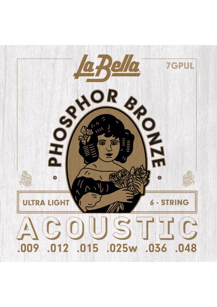 7GPUL Akustik Gitar Teli (09-48)