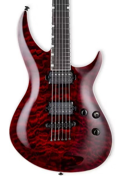 H-3 1000 Qm See Thru Black Cherry Elektro Gitar
