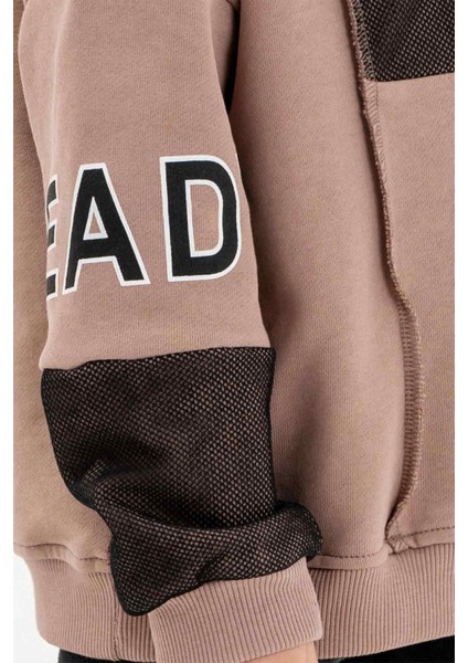 Kapüşonlu Ribanalı Pamuk Erkek Çocuk Sweatshirt indirimleri