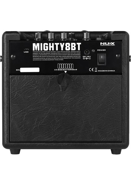 Mighty 8BT Taşınabilir Elektro Gitar Amfisi