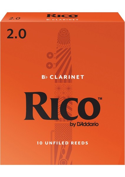 D'Addario Woodwinds Rico RCA1020 Sib Klarnet Kamışı No:2