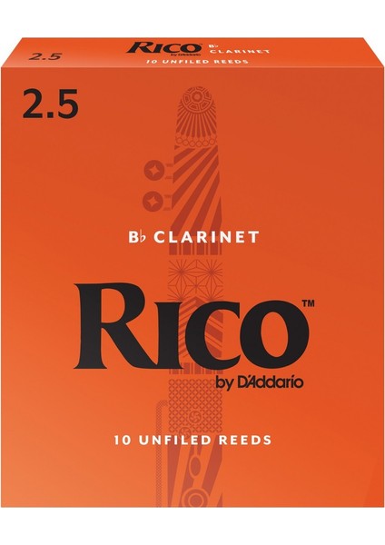 D'Addario Woodwinds Rico RCA1025 Sib Klarnet Kamışı No:2.5