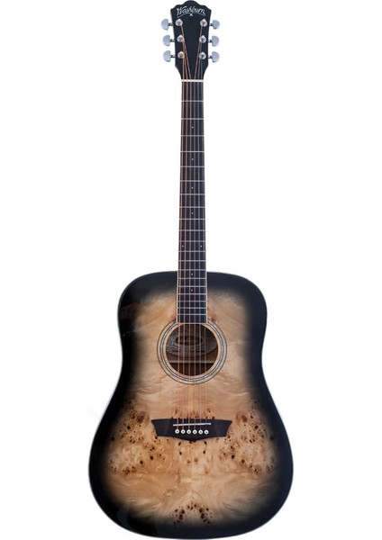 Deep Forest Burl Black Fade Akustik Gitar