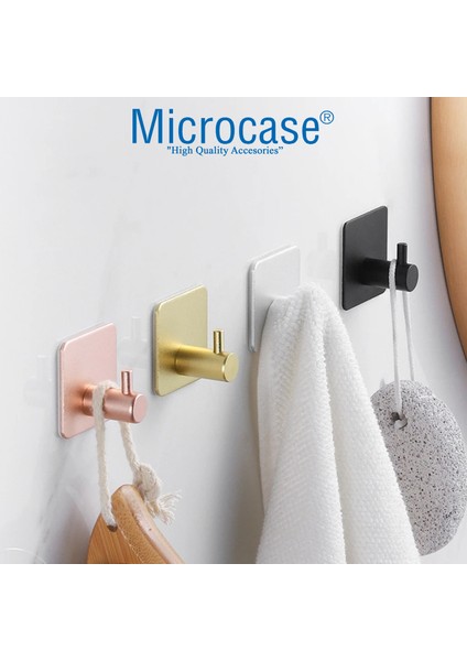 Yapışkanlı Metal Banyo Mutfak Eşya Havlu Vb. Ürün Askılığı -AL4619 2 Adet