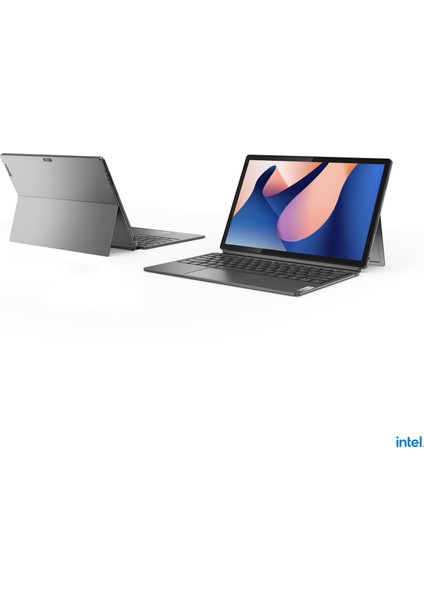 Ideapad Duet 5 12IRU8 Intel Core I7 1355U 16GB 1 Tb SSD 12.4" 2.5k (2560X1600) W11PRO Ikisi Bir Arada Bilgisayar 83B30048TX P6 + Lenovo B210 15.6" Siyah Çanta Hediyeli