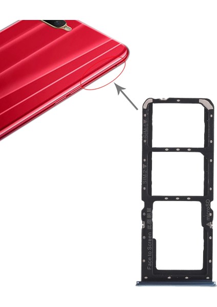 Oppo K1 Için 2 x Tepsi + Mikro Sd Kart Tepsisi (Yurt Dışından)