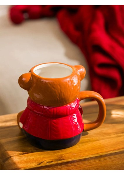 Kahverengi Ayı Teddy Figürlü Seramik Kupa 520 cl fiyatları