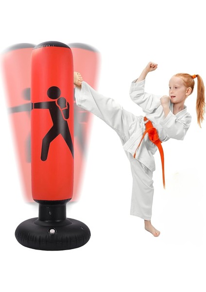 Hook Şişme Boks Torbası 120 cm Çocuk Şişme Boks Torbası For Kids