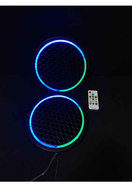Pixel Kayar LED Midrange Kapağı 1 Takım 20 cm 2 Adet Pixel Kayar LED Kapak + Kumanda Modül