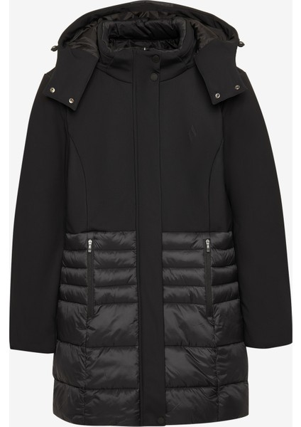 W Outerwear Padded Jacket Kadın Siyah Mont S242032-001