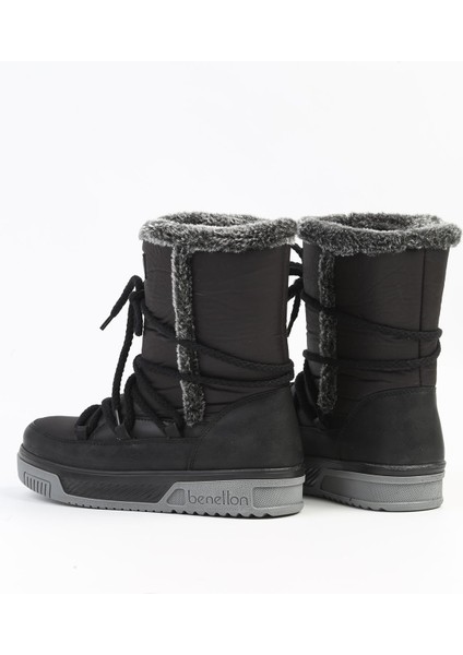 Benetton® | BN-50035 - 3256 Siyah - Kadın Bot modelleri