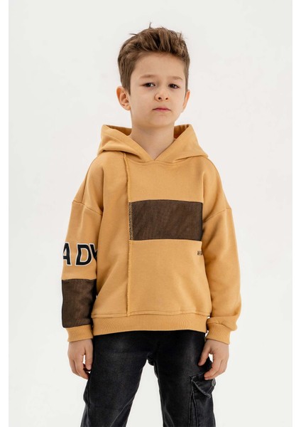 Kapüşonlu Ribanalı Pamuk Erkek Çocuk Sweatshirt indirimleri