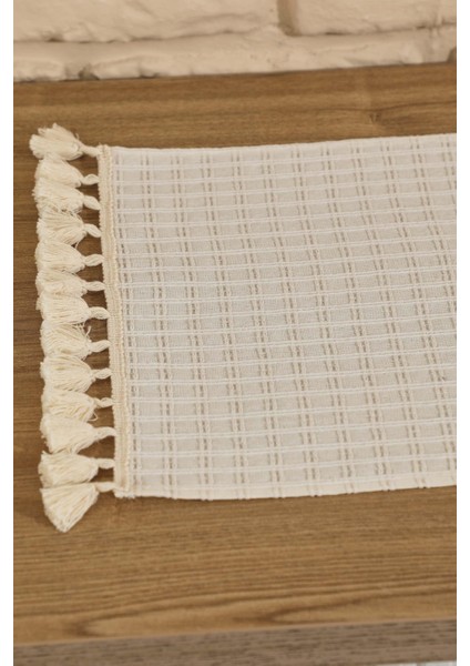 120x40 Püsküllü Runner,R-77o