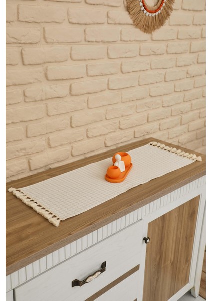 120x40 Püsküllü Runner,R-77o