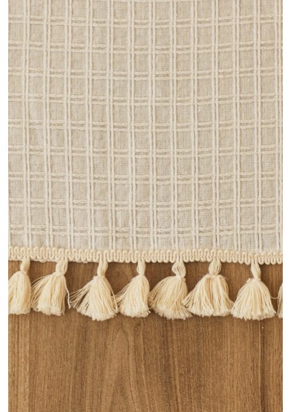 120x40 Püsküllü Runner,R-77o