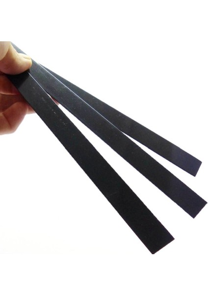 Mıknatıs Tutan Yapışkanlı Metal Şerit Bant Siyah - 2 cm Genişlik