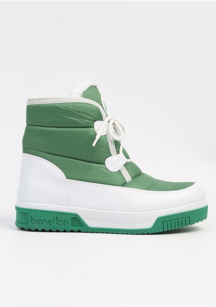 Benetton® | BN-50036 - 3256 Yesil Beyaz - Kadın Bot