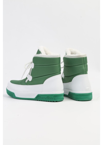 Benetton® | BN-50036 - 3256 Yesil Beyaz - Kadın Bot modelleri
