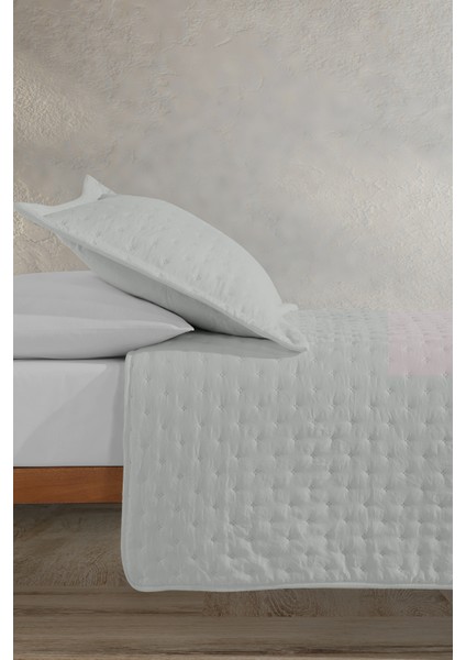 Helena Yatak Örtüsü Tek Kişilik 2 Parça (180x240 cm) Taş