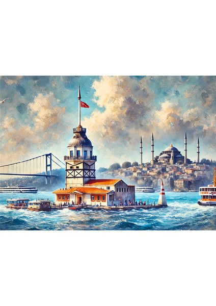 1000 Parça Puzzle - Kız Kulesi (Maiden's Tower)