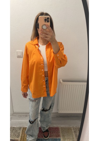 Miyu Kadın Turuncu Gömlek fiyatları