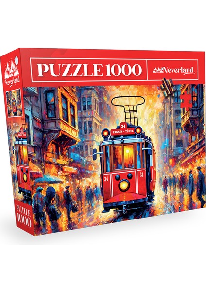 1000 Parça Puzzle - Istiklal Caddesi (Istiklal Street)