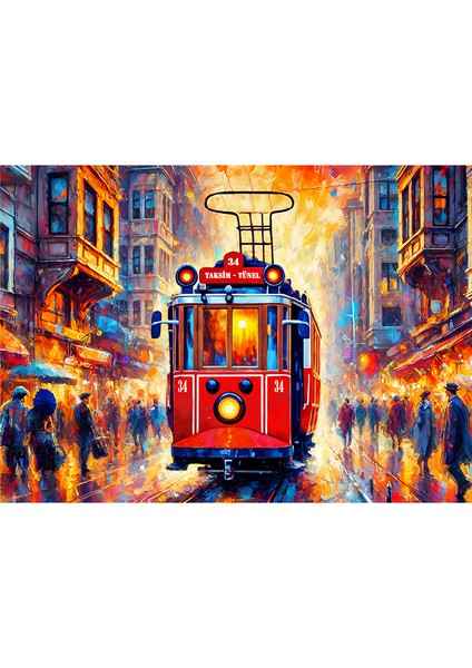 1000 Parça Puzzle - Istiklal Caddesi (Istiklal Street)