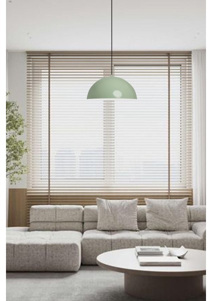 Mint Yeşili Sarkıt Avize, Şık ve Dekoratif Aydınlatma, Metal, 26x26, 1 Ampüllü indirimleri