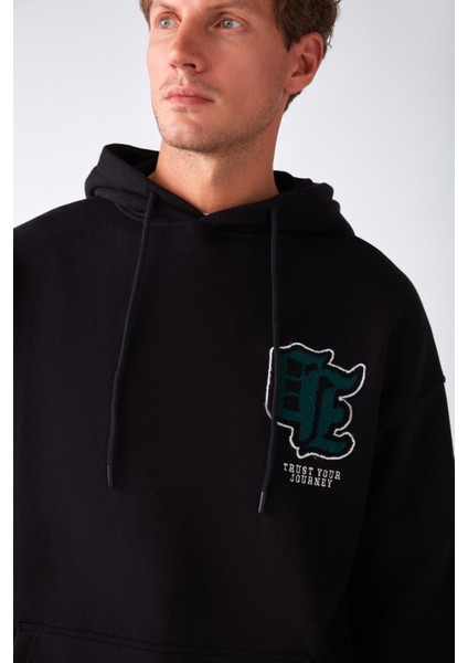 Caldera Relaxed Oversize Siyah Sweatshirt fiyatları